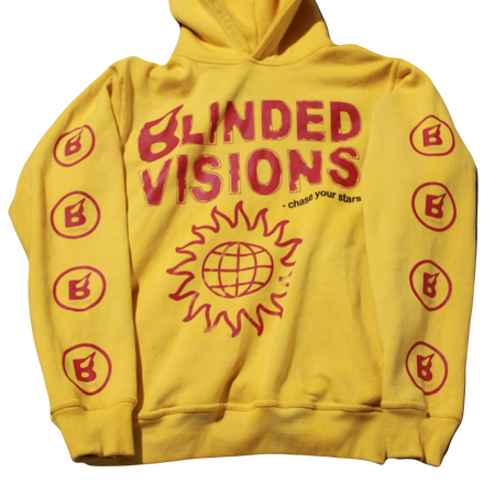 Yellow “chase your stars” hoodie
