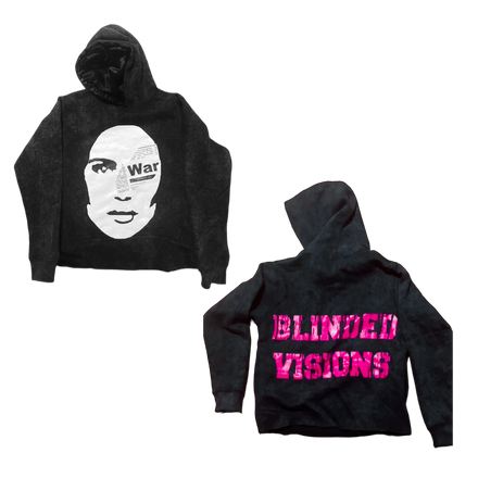 Blinded Visions “War” Pink Hoodie