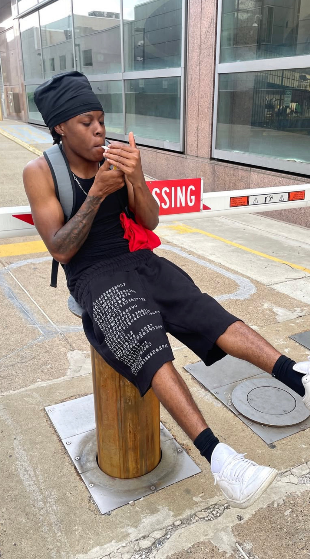 Black Visionary SweatShorts